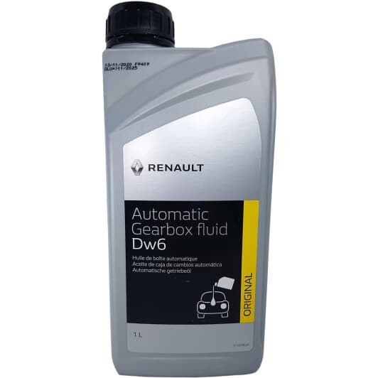 Трансмісійна олива Renault / Dacia Automatic Gearbox Oil DW6 синтетична