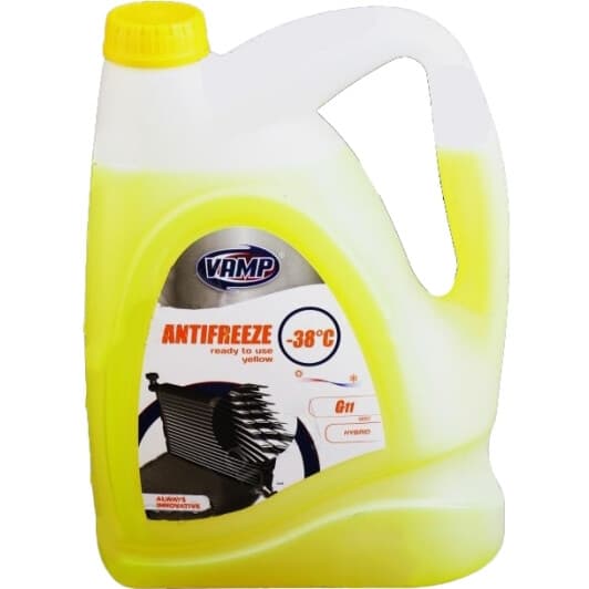 VAMP СТ11 G11 жовтий -30 °C, 5 л (15973) готовий антифриз