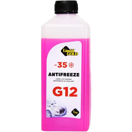 Liquid Gold G12 червоний -35 °C готовий антифриз