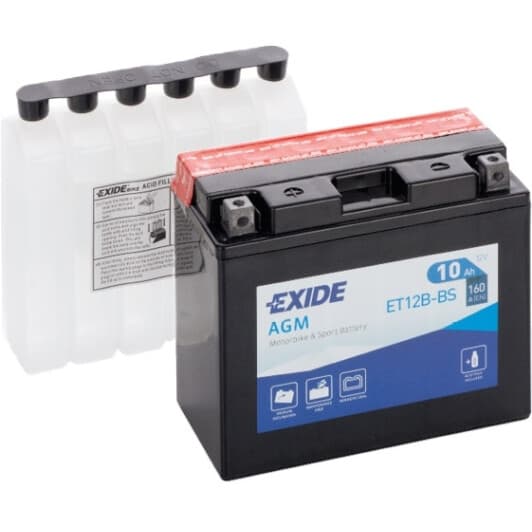 Акумулятор Exide 6 CT-10-L AGM ET12B-BS