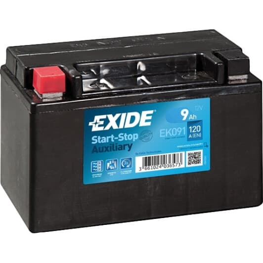 Акумулятор Exide 6 CT-9-L Start-Stop Auxiliary EK091