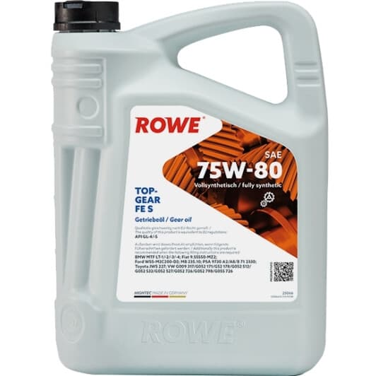 Трансмиссионное масло Rowe Hightec Topgear FE GL-4 / 5 75W-80 синтетическое