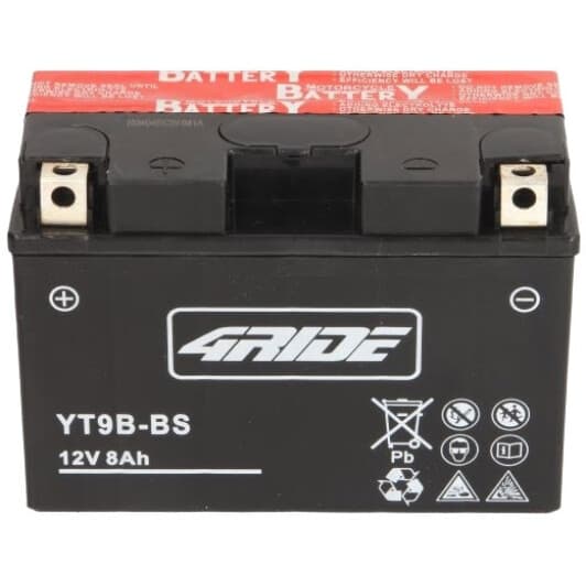 Акумулятор 4RIDE 6 CT-8-L YT9B-BS