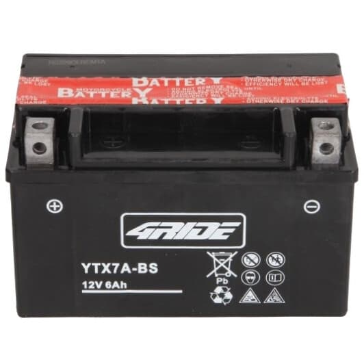 Аккумулятор 4RIDE 6 CT-6-L YTX7A-BS