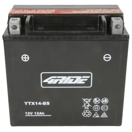 Акумулятор 4RIDE 6 CT-12-L YTX14-BS