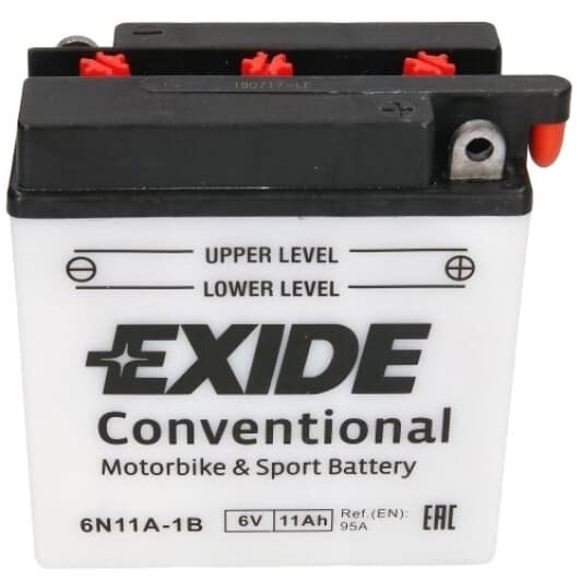 Аккумулятор Exide 6 CT-11-R Conventional 6N11A-1B