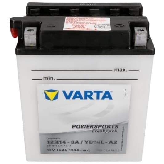 Аккумулятор Varta 6 CT-14-R Powersports AGM YB14L-A2