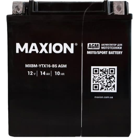 Аккумулятор Maxion 6 CT-16-L MXBM-YTX16-BS