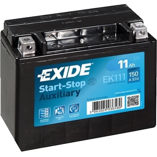 Аккумулятор Exide 6 CT-11-L Start-Stop Auxiliary EK111