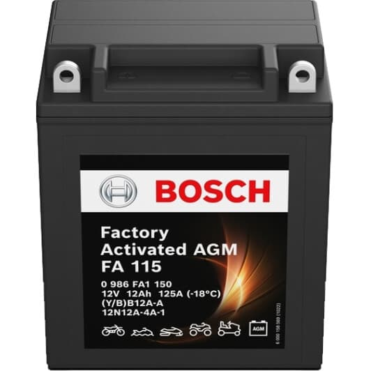 Акумулятор Bosch 6 CT-12-L Factory Activated AGM 0986FA1150