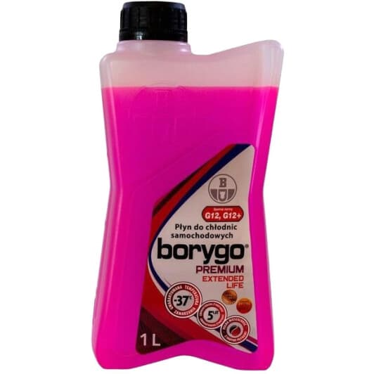 Borygo Premium G12/G12+ розовый -37 °C готовый антифриз
