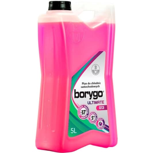Borygo Ultimate G13 розовый -37 °C, 5 л готовый антифриз