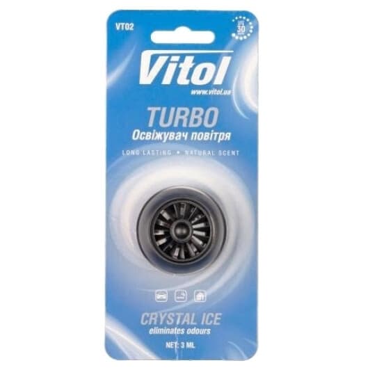 Ароматизатор Vitol Turbo Crystal Ice 3 мл