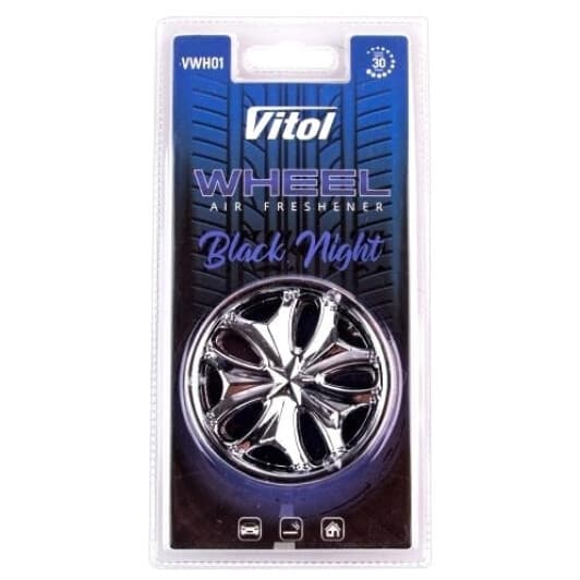 Ароматизатор Vitol Wheel Black Night