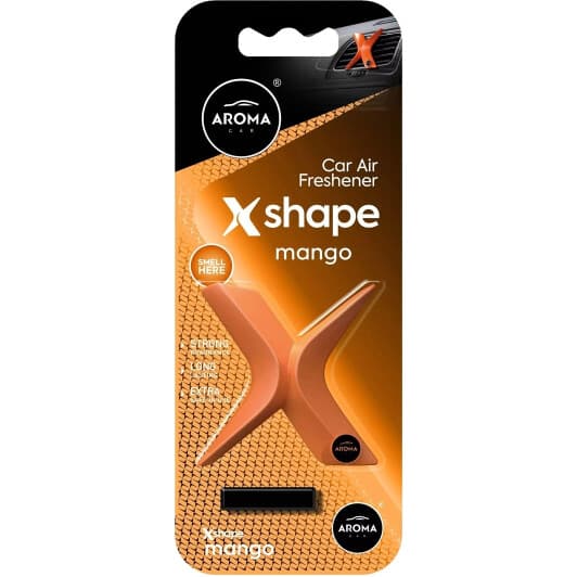 Ароматизатор Aroma Car X Shape Mango 10 г