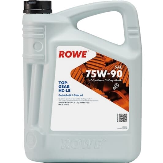 Трансмісійна олива Rowe Hightec Topgear HC-LS GL-5 LS 75W-90 синтетична