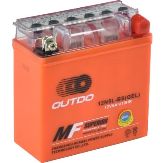 Аккумулятор Outdo 6 CT-5-R 12N5L-BSGEL