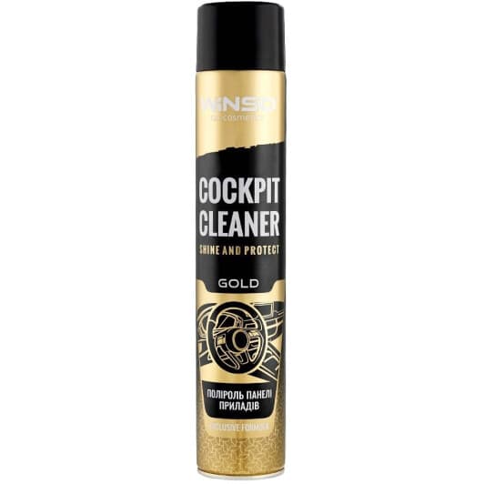 Поліроль для салону Winso Cockpit Cleaner Exclusive Gold 750 мл