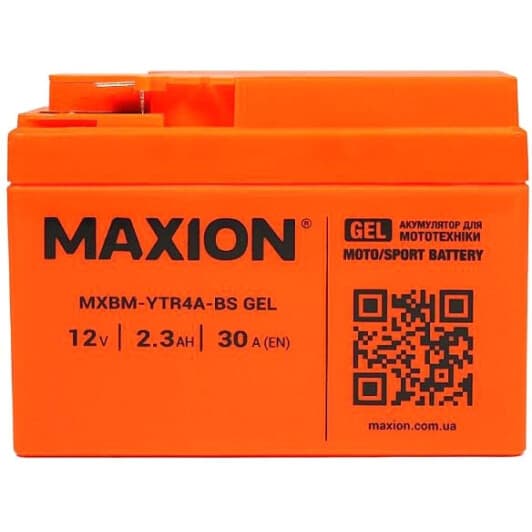 Акумулятор Maxion 6 CT-2,3-L MXBM-YTR4A-BSGEL
