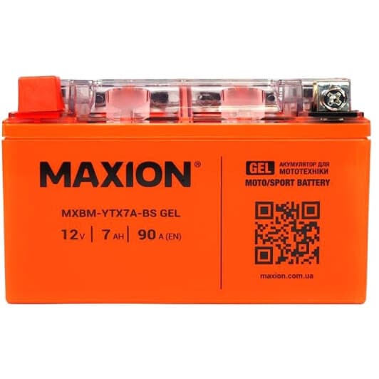 Акумулятор Maxion 6 CT-7-L MXBM-YTX7A-BSGEL