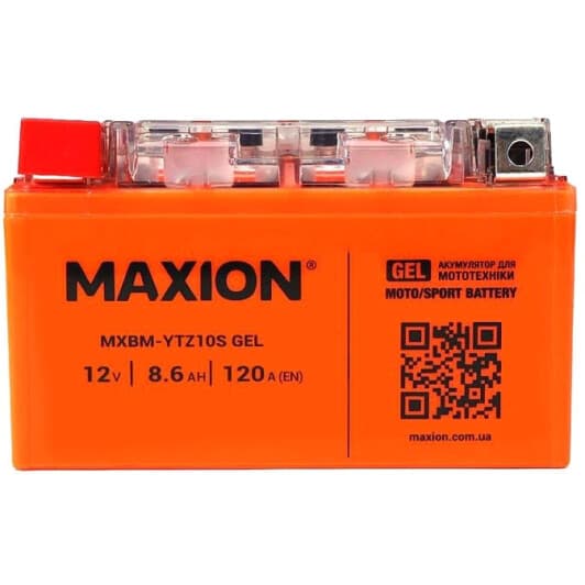 Аккумулятор Maxion 6 CT-8,6-L MXBM-YTZ10SGEL