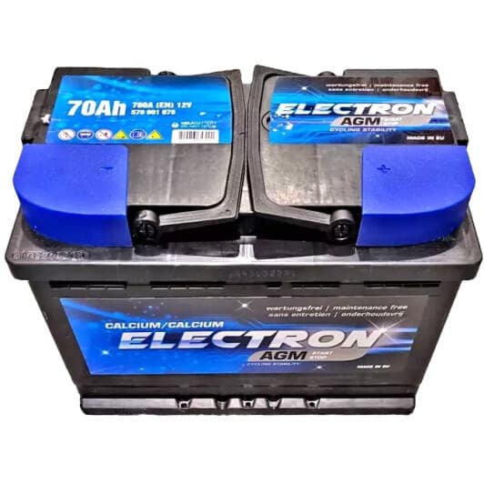 Аккумулятор Electron 6 CT-70-R AGM Start Stop 570901076