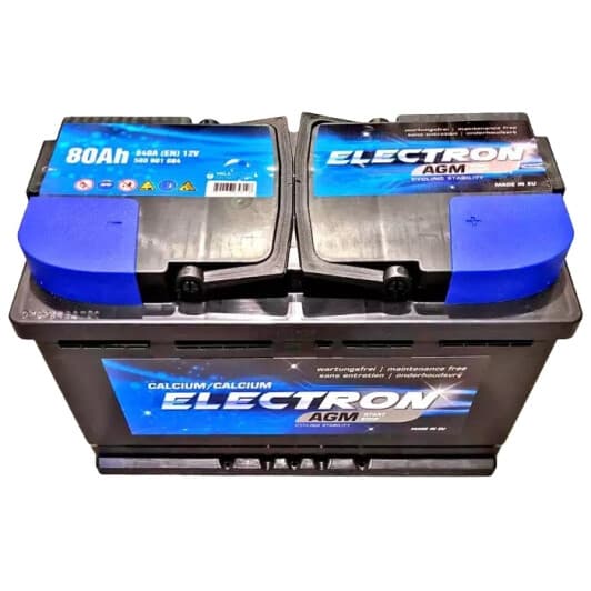 Аккумулятор Electron 6 CT-80-R AGM Start Stop 580901084