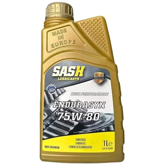 Трансмиссионное масло Sash Endurasyn MT-1 75W-80 синтетическое