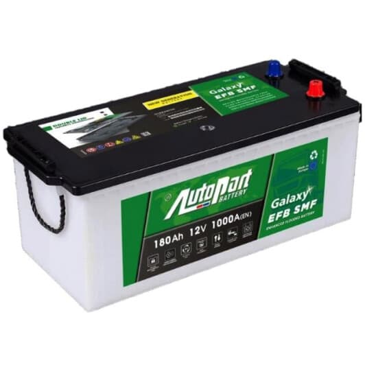 Аккумулятор AutoParts 6 CT-180-R Galaxy EFB SMF ARL180-EFB03