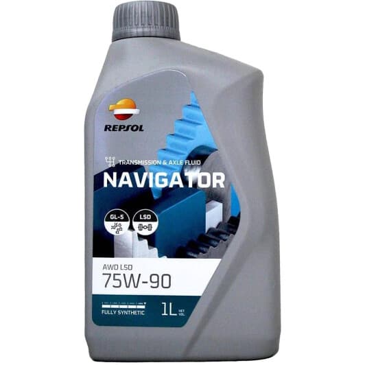 Трансмісійна олива Repsol Navigator AWD LSD GL-5 75W-90 синтетична