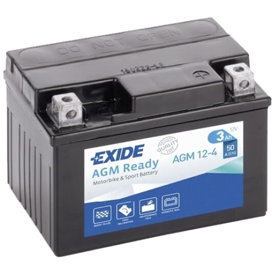 Аккумулятор Exide 6 CT-3-R AGM Ready AGM12-4