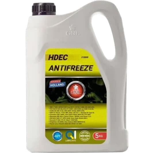 GNL HDEC жовтий -40 °C, 5 л (215005) готовий антифриз