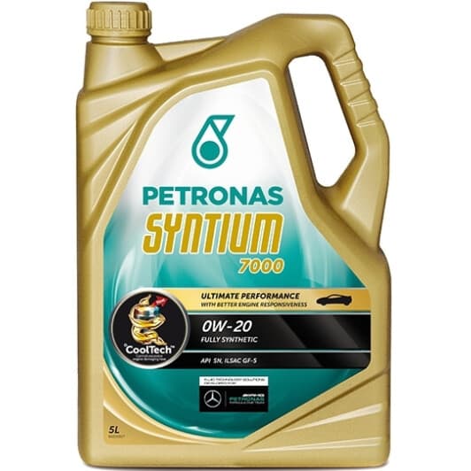 Petronas Syntium 7000 0W-20 (5 л) моторна олива