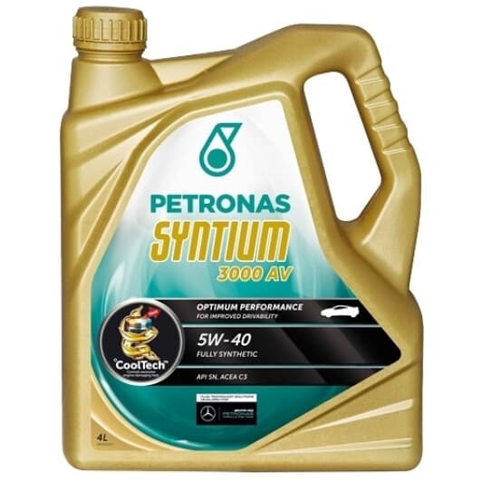 Petronas Syntium 3000 AV 5W-40 (4 л) моторное масло