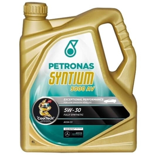 Petronas Syntium 5000 AV 5W-30 (4 л) моторное масло
