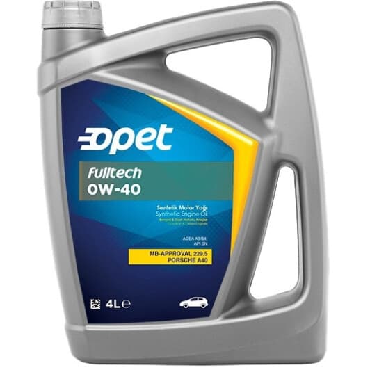 Opet Fulltech 0W-40 (4 л) моторна олива