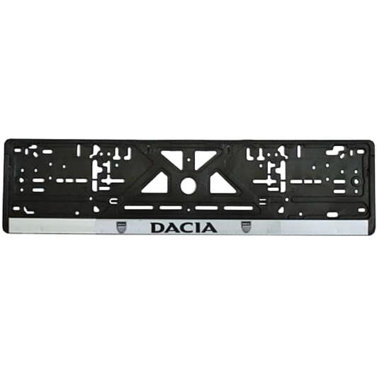 Рамка номерного знака Vitol 4073 колір чорний на Dacia