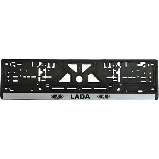 Рамка номерного знака Vitol 18468 колір чорний на Lada