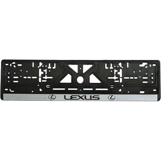 Рамка номерного знака Vitol 18384 колір чорний на Lexus