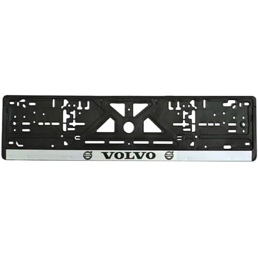 Рамка номерного знака Vitol 18472 цвет черный на Volvo