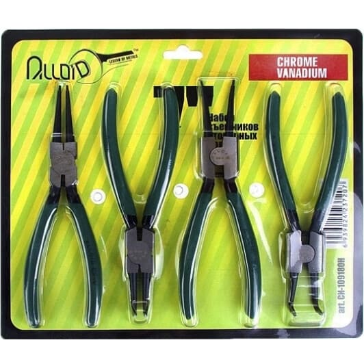 Набор съёмников стопорных колец Alloid СИ-109180Н 4 ед.