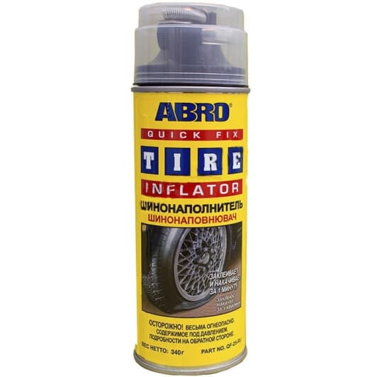 ABRO Tire Inflator герметик белый (340 г)