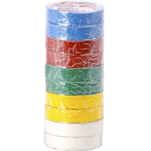 Набор изоленты Intertool IT-0029 ассорти ПВХ 10 шт