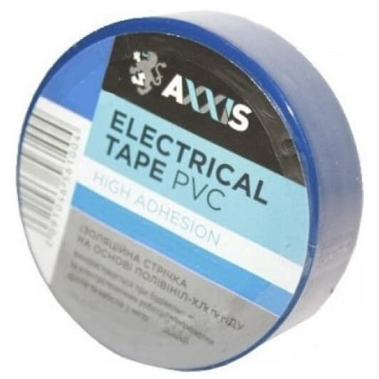 Изолента Axxis 48391046564 синяя ПВХ 19 мм x 10 м