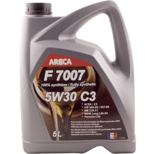 Areca F7007 C3 5W-30 (5 л) моторное масло