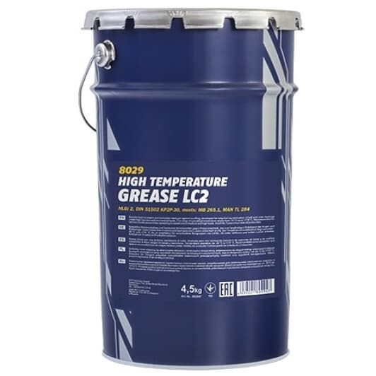 Mannol LC-2 термостійке мастило, 4,5 л (8029)