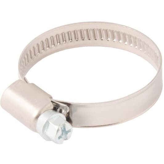 Хомут MasterTool 20-1944 черв'ячний 40-60 мм сталь W2 25 шт