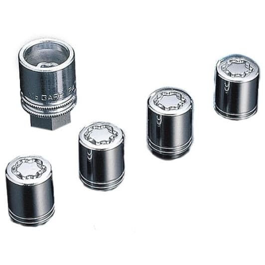 Комплект гайок-секреток із ключем Subaru B327EYA000