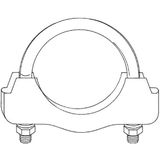 Хомут MTS 028184 драбина (U-подібний) 43 мм 1 шт