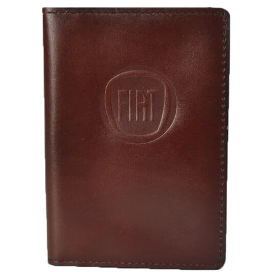 Портмоне-органайзер Poputchik 4024-026P с логотипом Fiat цвет коричневый